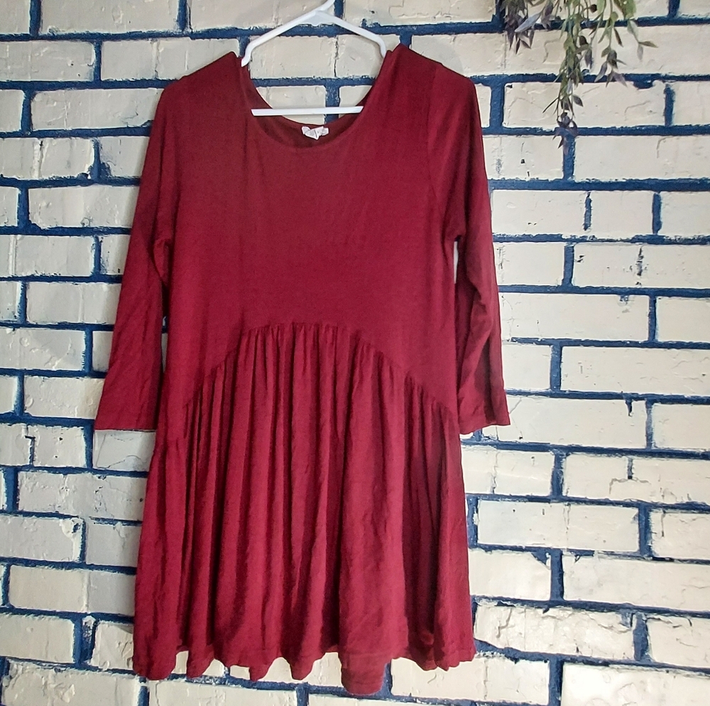 Yelete burgundy tunic